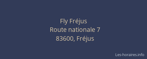 Fly Fréjus