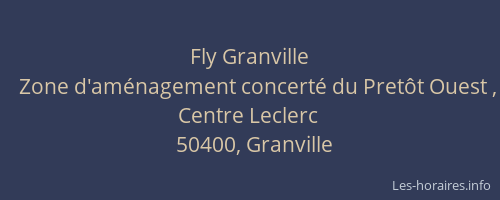 Fly Granville