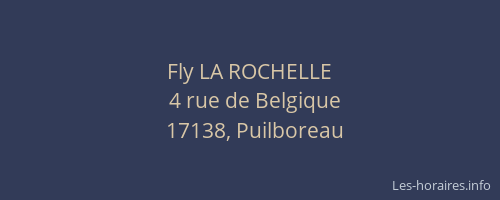 Fly LA ROCHELLE