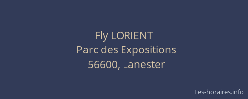 Fly LORIENT