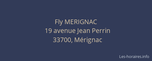 Fly MERIGNAC