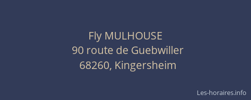 Fly MULHOUSE
