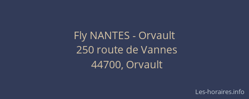 Fly NANTES - Orvault