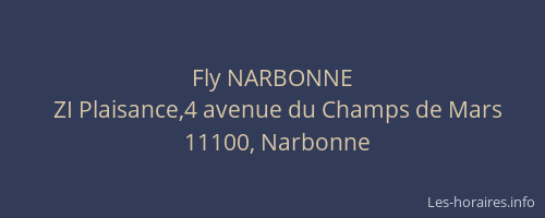 Fly NARBONNE