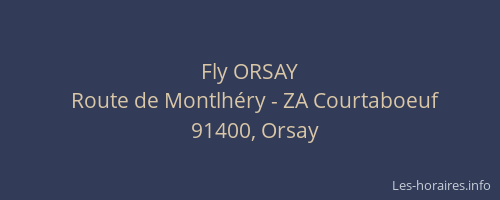 Fly ORSAY