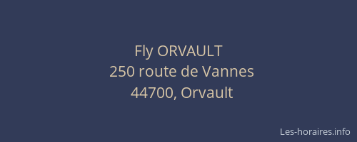 Fly ORVAULT