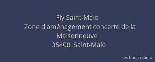Fly Saint-Malo
