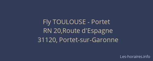 Fly TOULOUSE - Portet