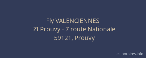 Fly VALENCIENNES