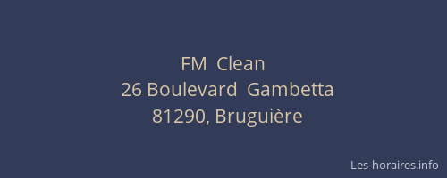 FM  Clean