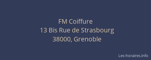 FM Coiffure