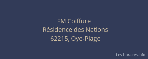 FM Coiffure