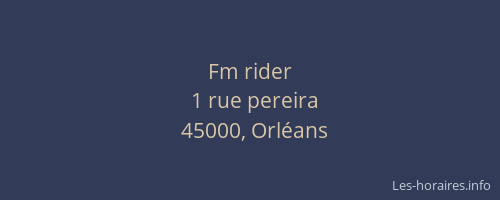 Fm rider