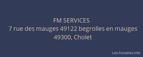 FM SERVICES