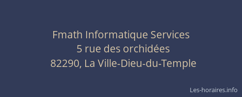 Fmath Informatique Services