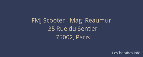 FMJ Scooter - Mag  Reaumur