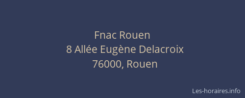 Fnac Rouen