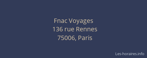Fnac Voyages