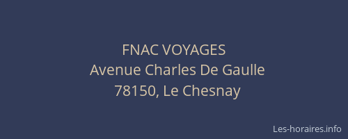 FNAC VOYAGES