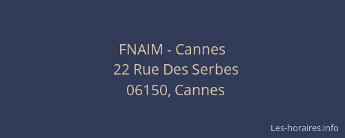 FNAIM - Cannes