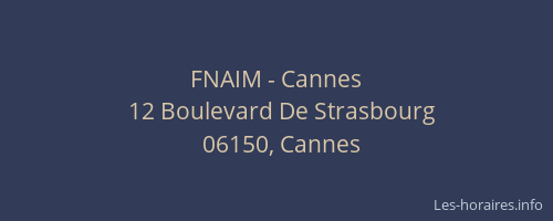 FNAIM - Cannes