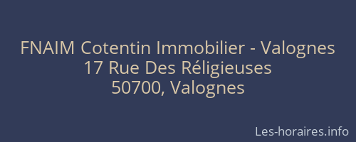 FNAIM Cotentin Immobilier - Valognes