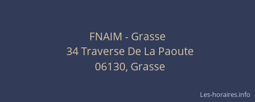 FNAIM - Grasse