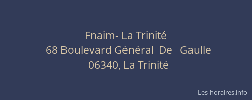 Fnaim- La Trinité