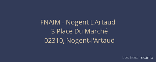 FNAIM - Nogent L'Artaud