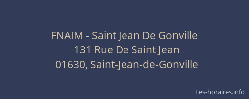 FNAIM - Saint Jean De Gonville