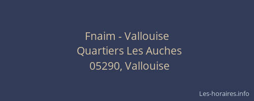 Fnaim - Vallouise