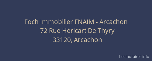 Foch Immobilier FNAIM - Arcachon