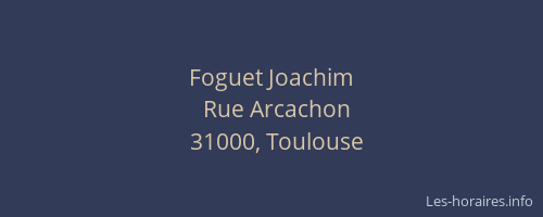 Foguet Joachim