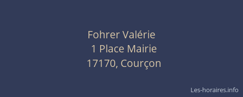 Fohrer Valérie