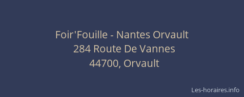 Foir'Fouille - Nantes Orvault