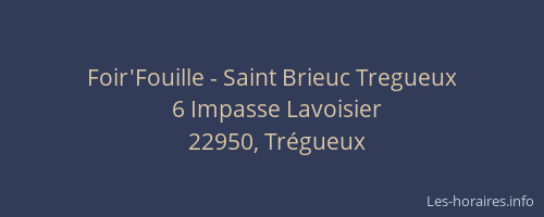 Foir'Fouille - Saint Brieuc Tregueux