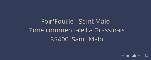 Foir'Fouille - Saint Malo