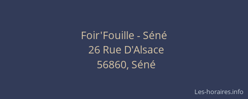 Foir'Fouille - Séné