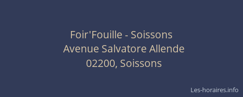 Foir'Fouille - Soissons