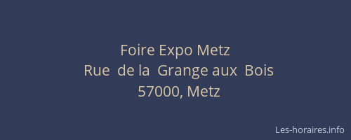 Foire Expo Metz