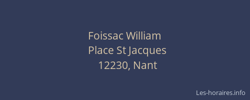 Foissac William