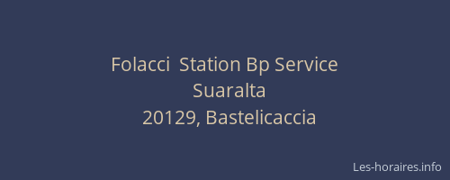Folacci  Station Bp Service