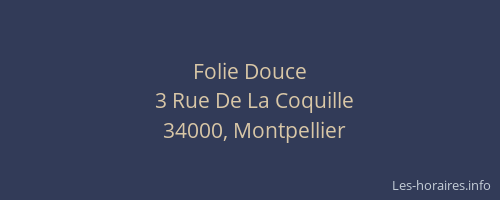 Folie Douce