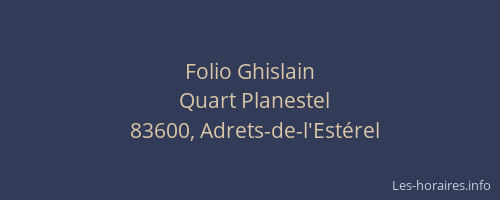 Folio Ghislain