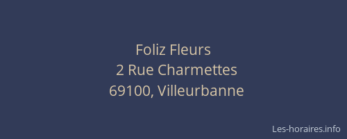 Foliz Fleurs