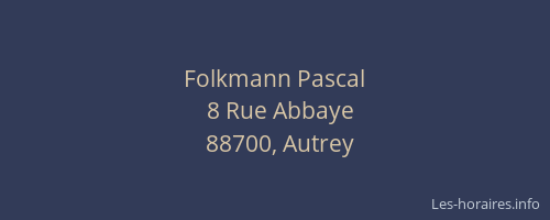 Folkmann Pascal