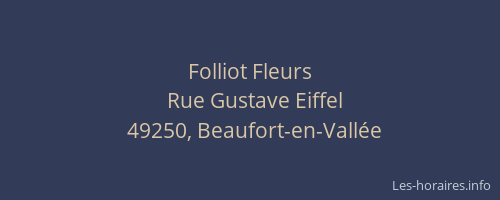 Folliot Fleurs