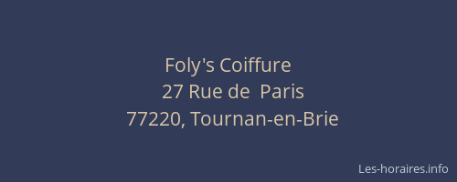 Foly's Coiffure