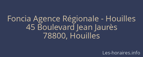 Foncia Agence Régionale - Houilles