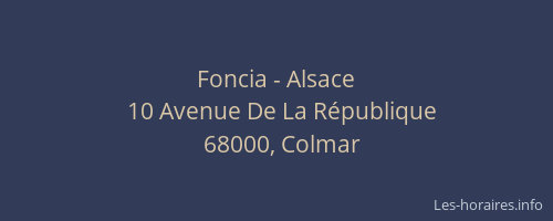 Foncia - Alsace